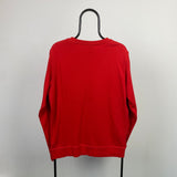 Vintage Nike Sweatshirt Red Large