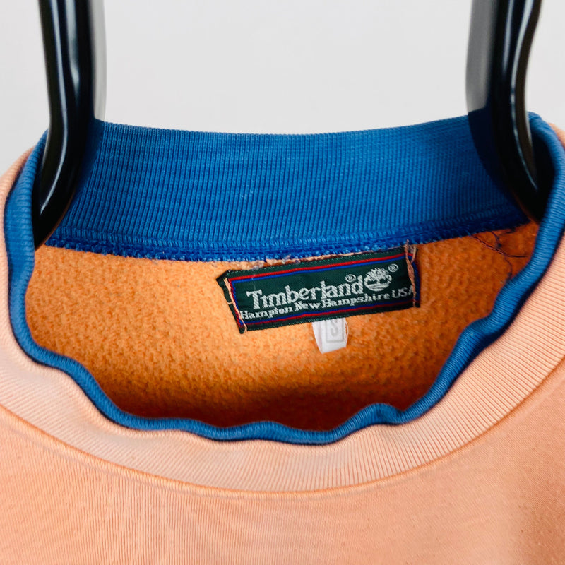 Retro Timberland Sweatshirt Orange Small