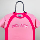 Vintage Nike Team T-Shirt Pink Small