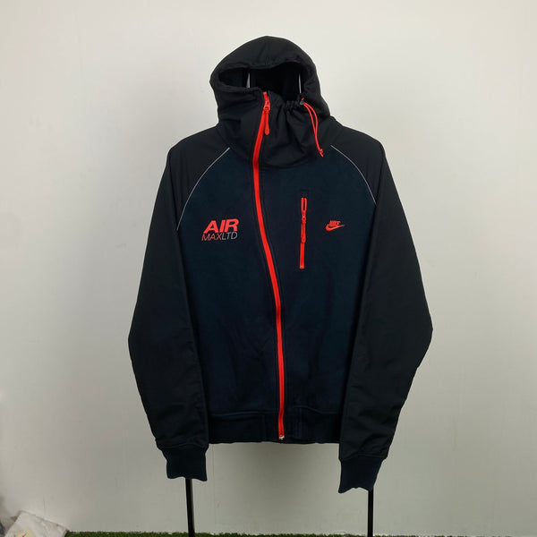 Vintage Nike Air Max Side Winder Hoodie Jacket Black XL