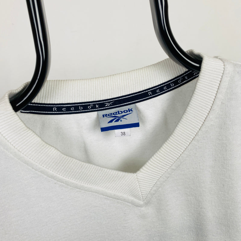 Retro Reebok Sweatshirt White Medium