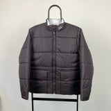 Vintage Nike Puffer Jacket Brown XS