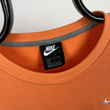 Vintage Nike Sweatshirt Orange Large