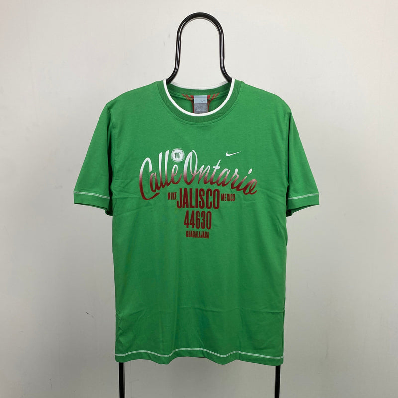 Vintage Nike Mexico T-Shirt Green Medium