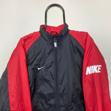 Vintage Nike Windbreaker Jacket Black Small/Medium