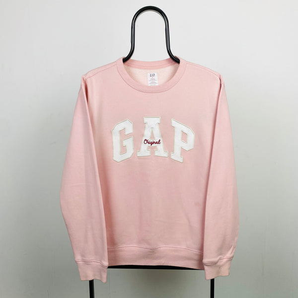 Retro Gap Sweatshirt Light Pink Small