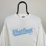 Vintage Nike Oregon Sweatshirt White Small