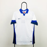 Vintage Nike Football Shirt T-Shirt White Small