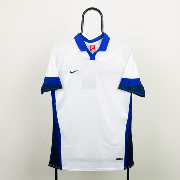 Vintage Nike Football Shirt T-Shirt White Small