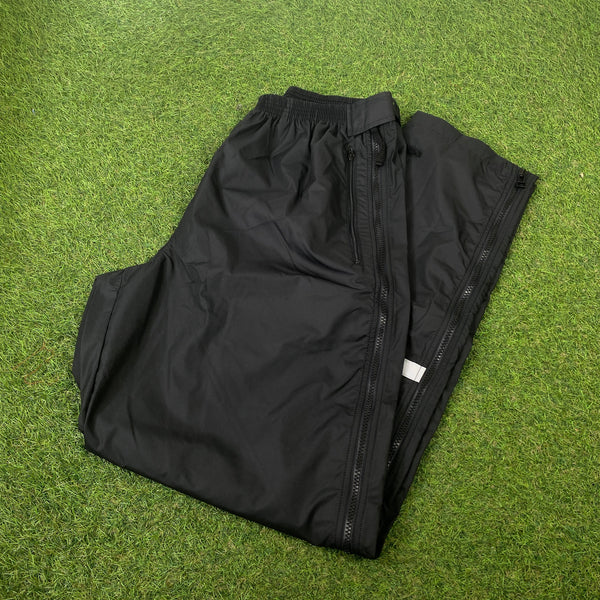 Vintage Nike Zip Off Joggers Black Large