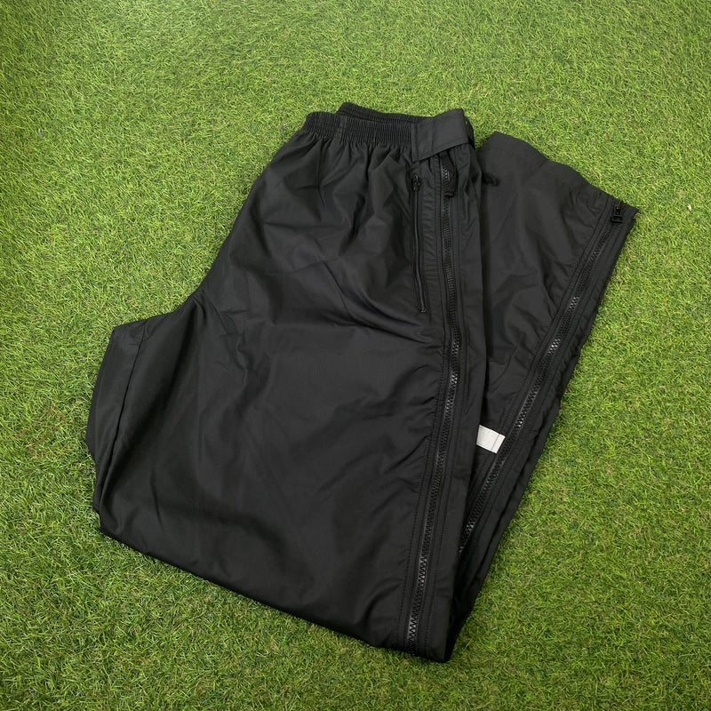 Vintage Nike Zip Off Joggers Black Large