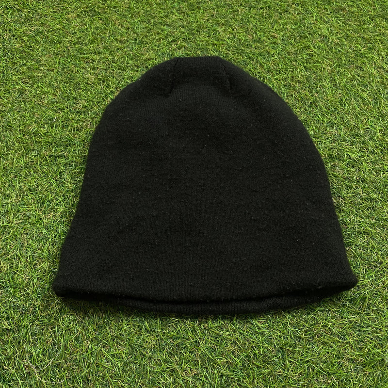 Vintage Nike Beanie Hat Black