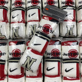 Vintage Nike Socks 3 Pack White Red