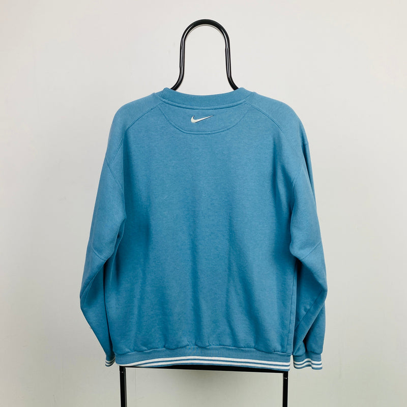 Vintage Nike Sweatshirt Blue Small