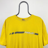 Vintage Nike Graphic T-Shirt Yellow XL