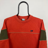 Vintage Nike Sweatshirt Orange XS