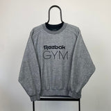 Vintage Reebok Gym Sweatshirt Grey XL