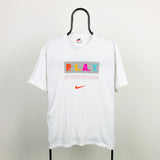 Vintage Nike PLAY T-Shirt White Medium