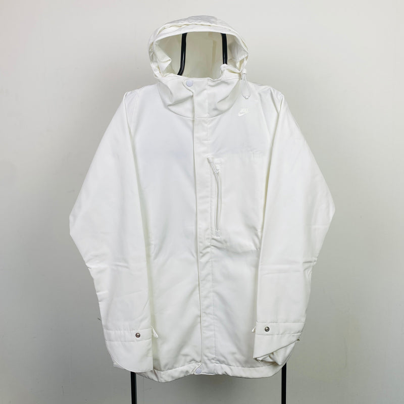 Vintage Nike Tn Air Waterproof Jacket White Medium