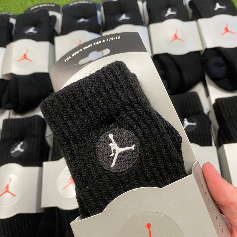 Vintage Nike Air Jordan Socks Black