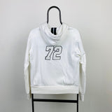 Vintage Nike Hoodie White Medium