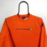 Vintage Nike Sweatshirt Orange XXS