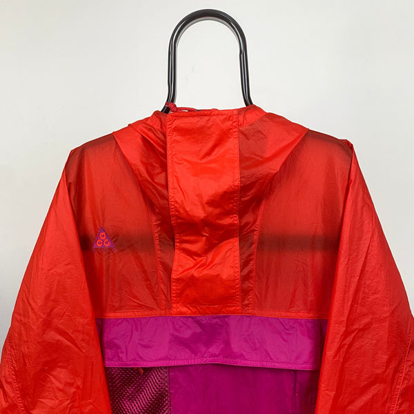 Vintage Nike ACG Windbreaker Jacket Red Small