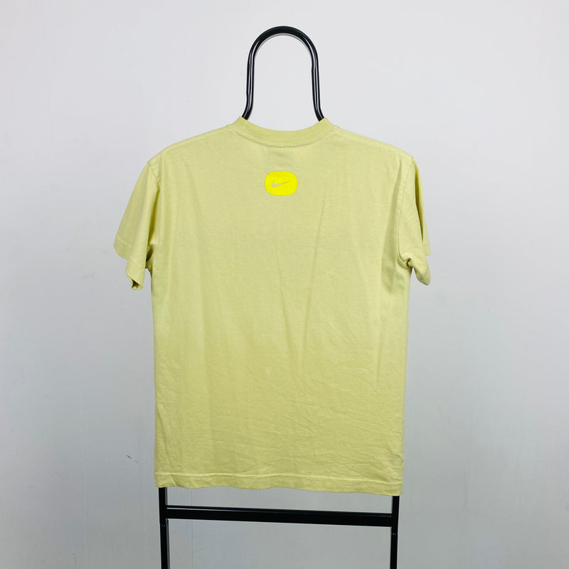 Vintage Nike T-Shirt Yellow Medium