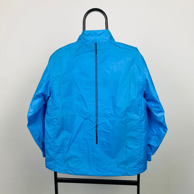 Vintage Nike Hex Windbreaker Jacket Baby Blue XXS