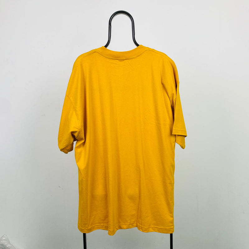 Vintage Nike T-Shirt Gold Yellow XXL