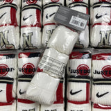 Vintage Nike Socks 3 Pack White Red