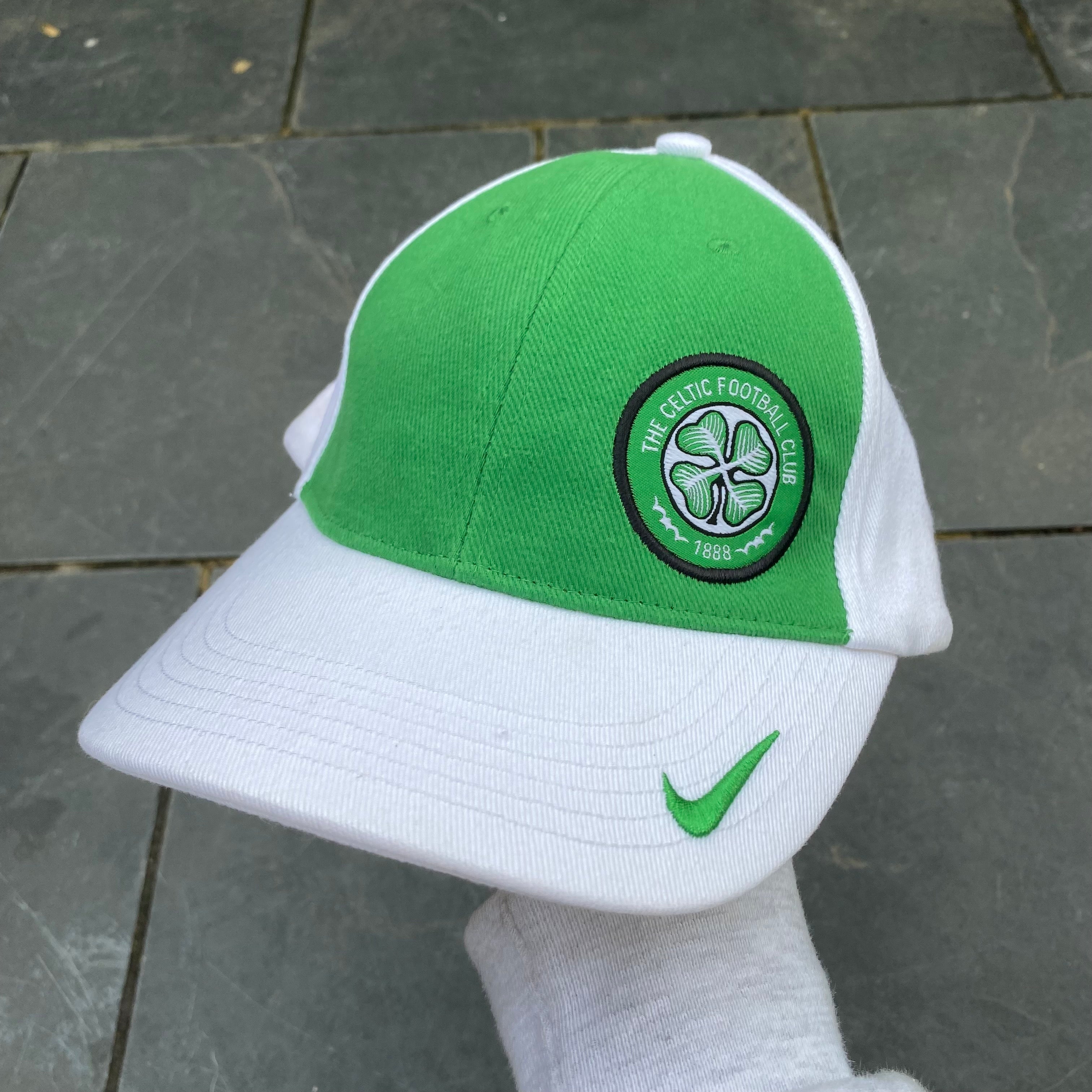 Vintage Nike Celtic FC Hat Baseball Cap White – VintageBox