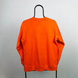 Vintage Nike Sweatshirt Orange Small