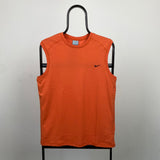 Vintage Nike Vest T-Shirt Orange XS