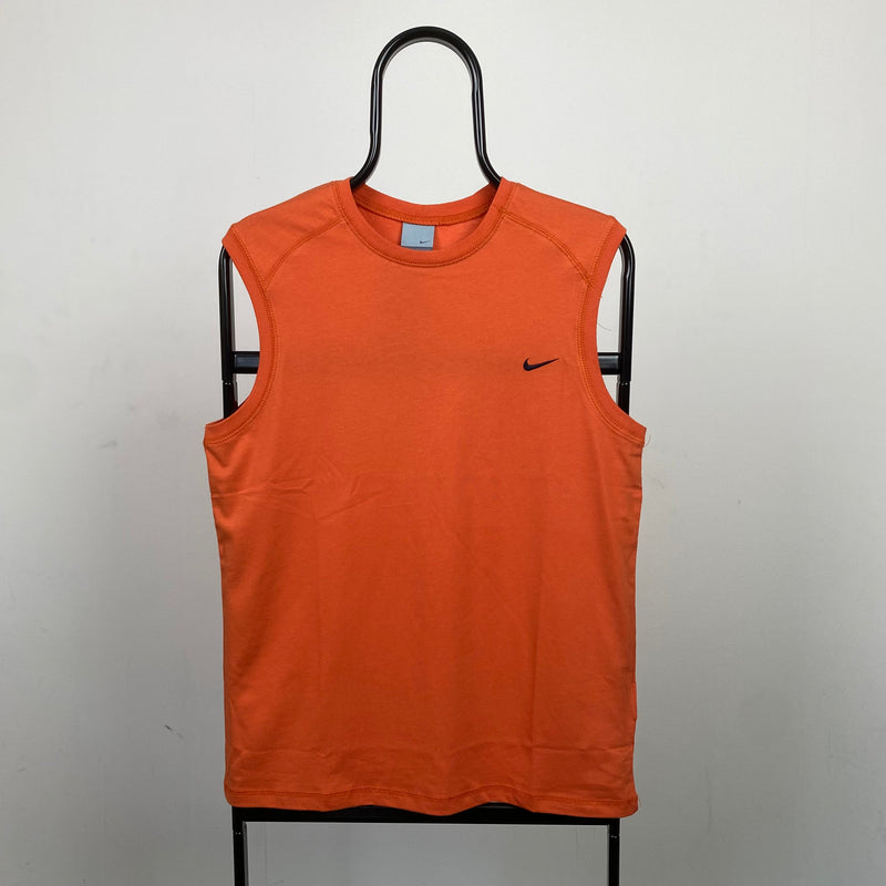 Vintage Nike Vest T-Shirt Orange XS