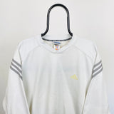 Vintage Adidas Sweatshirt White XL