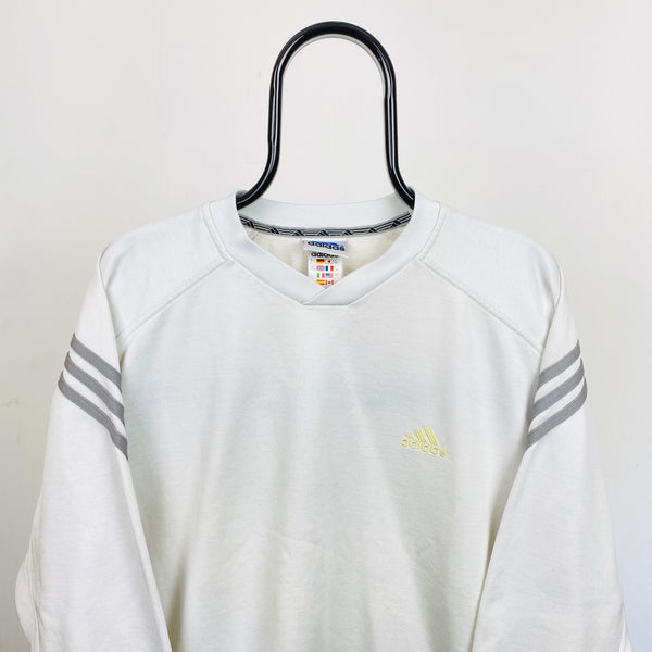 Vintage Adidas Sweatshirt White XL