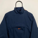 Vintage Nike Reversible Side Winder Sweatshirt Blue Small