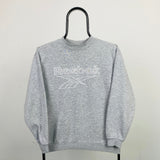 Retro Reebok Sweatshirt Grey Small