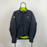 Vintage Nike ACG Fleece Coat Jacket Black Small