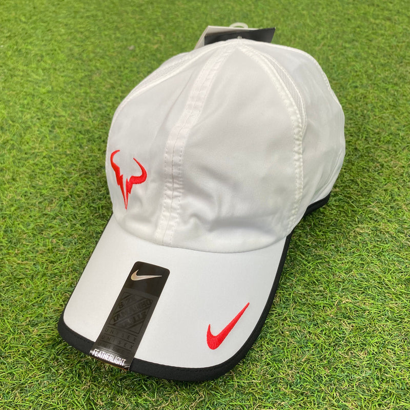 Vintage Nike Rafael Nadal Featherlight Hat White Vintage Box