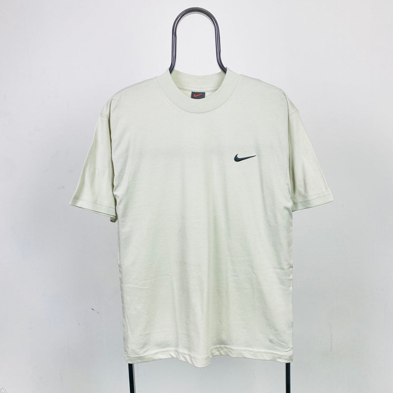 Vintage Nike T-Shirt Stone Brown Small