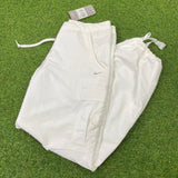 Vintage Nike Parachute Cargo Joggers White Large