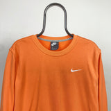 Vintage Nike Sweatshirt Orange Large