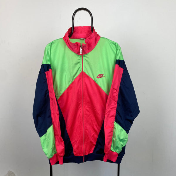 Vintage Nike Windbreaker Track Windbreaker Jacket Pink XL