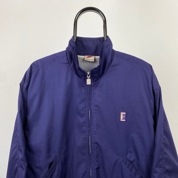 Vintage Nike Challenge Court Windbreaker Jacket Purple Large