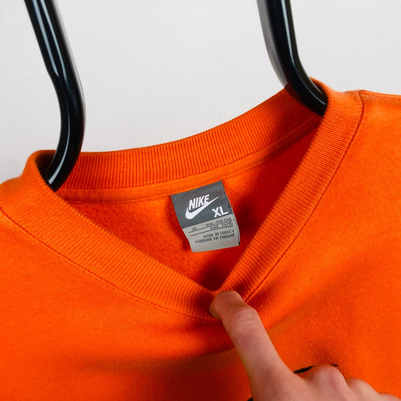 Vintage Nike Sweatshirt Orange Small