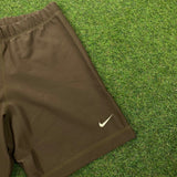 Vintage Nike Cycling Shorts Brown Large