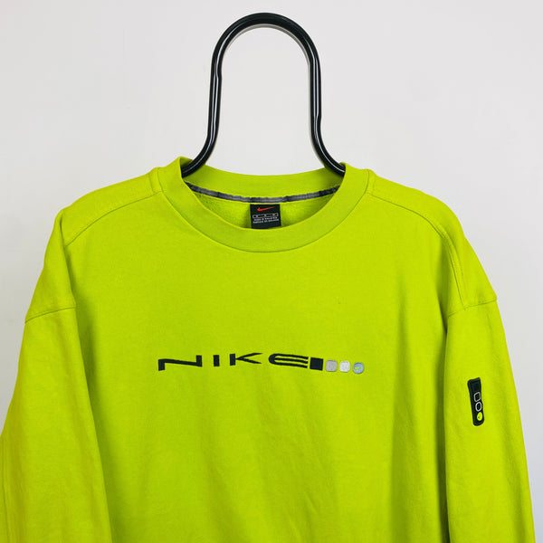 Vintage Nike Sweatshirt Green Medium