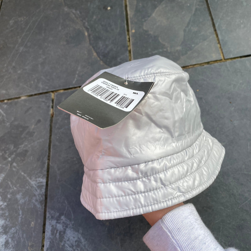 Vintage Nike Puffer Bucket Hat Grey